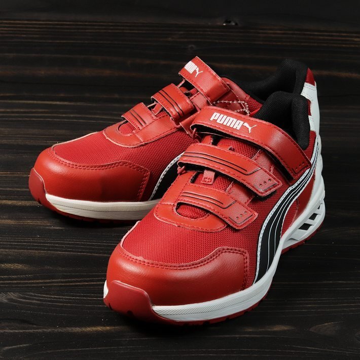 PUMA プーマ 安全靴 メンズ スプリント スニーカー セーフティーシューズ 靴 軽量 ブランド 7986777 64.328.0_レッド・ロー 27.0cm 新品_2