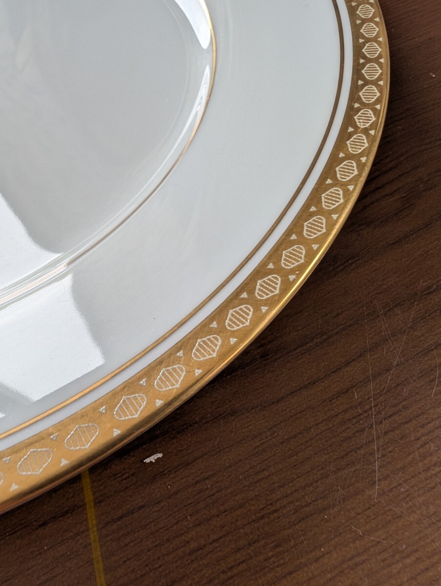 ノリタケ Noritake 皿　プレート　金縁　金線　23cm ディナー　36枚　中古　_4