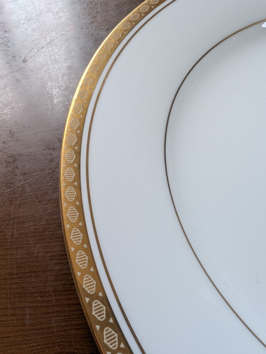 ノリタケ Noritake 皿　プレート　金縁　金線　23cm ディナー　36枚　中古　_5
