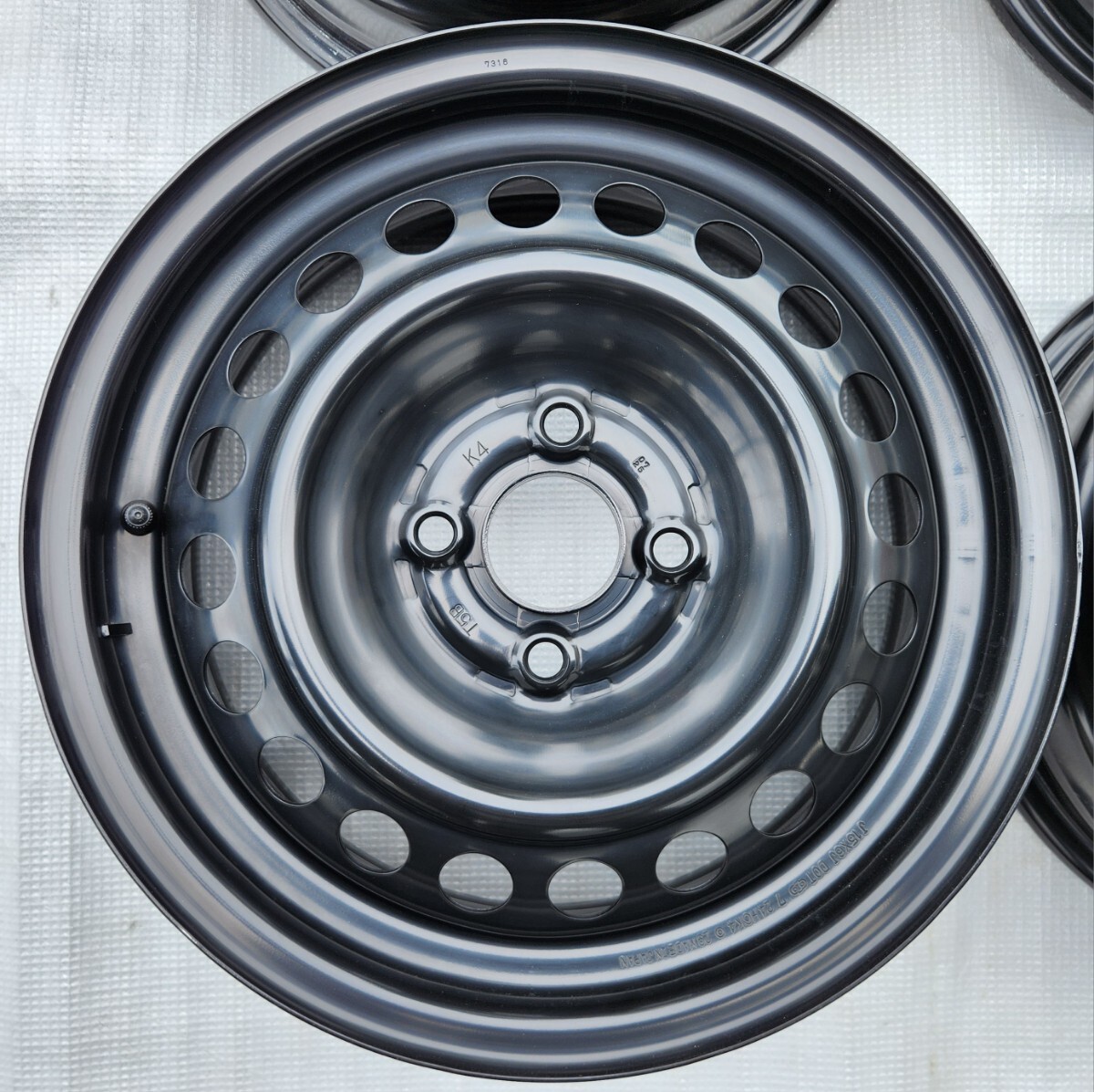 ホイール ホンダフィット純正 スチールホイール 4本セット 15インチ 6J +50