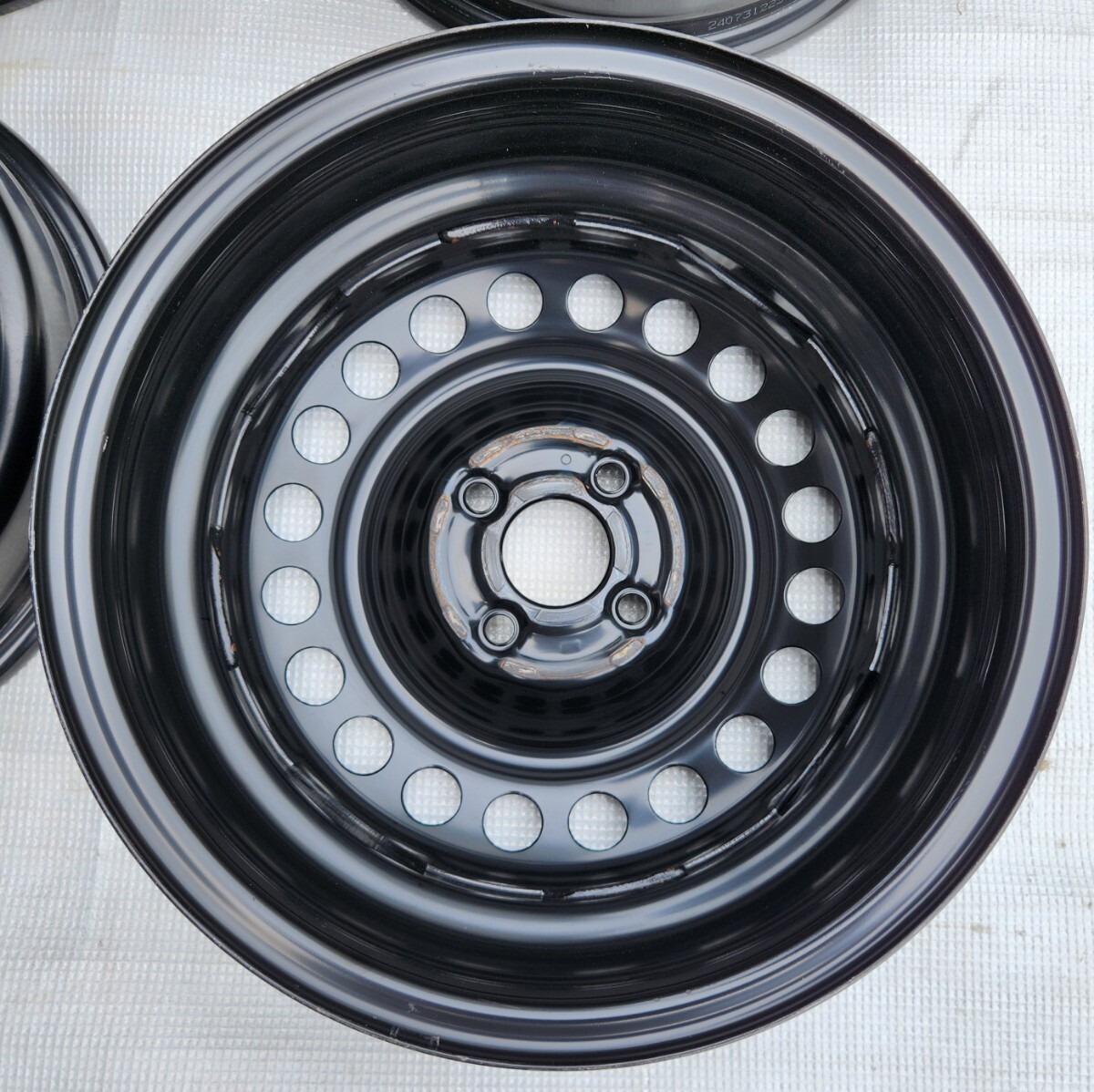 ホンダフィット純正 スチールホイール 4本セット 15インチ 6J +50