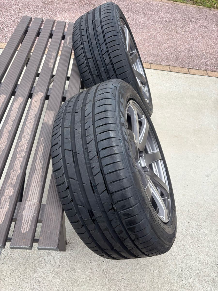 エンケイ PF07 19インチ 9J +40 5H 114.3 タイヤホイール4本セット 美