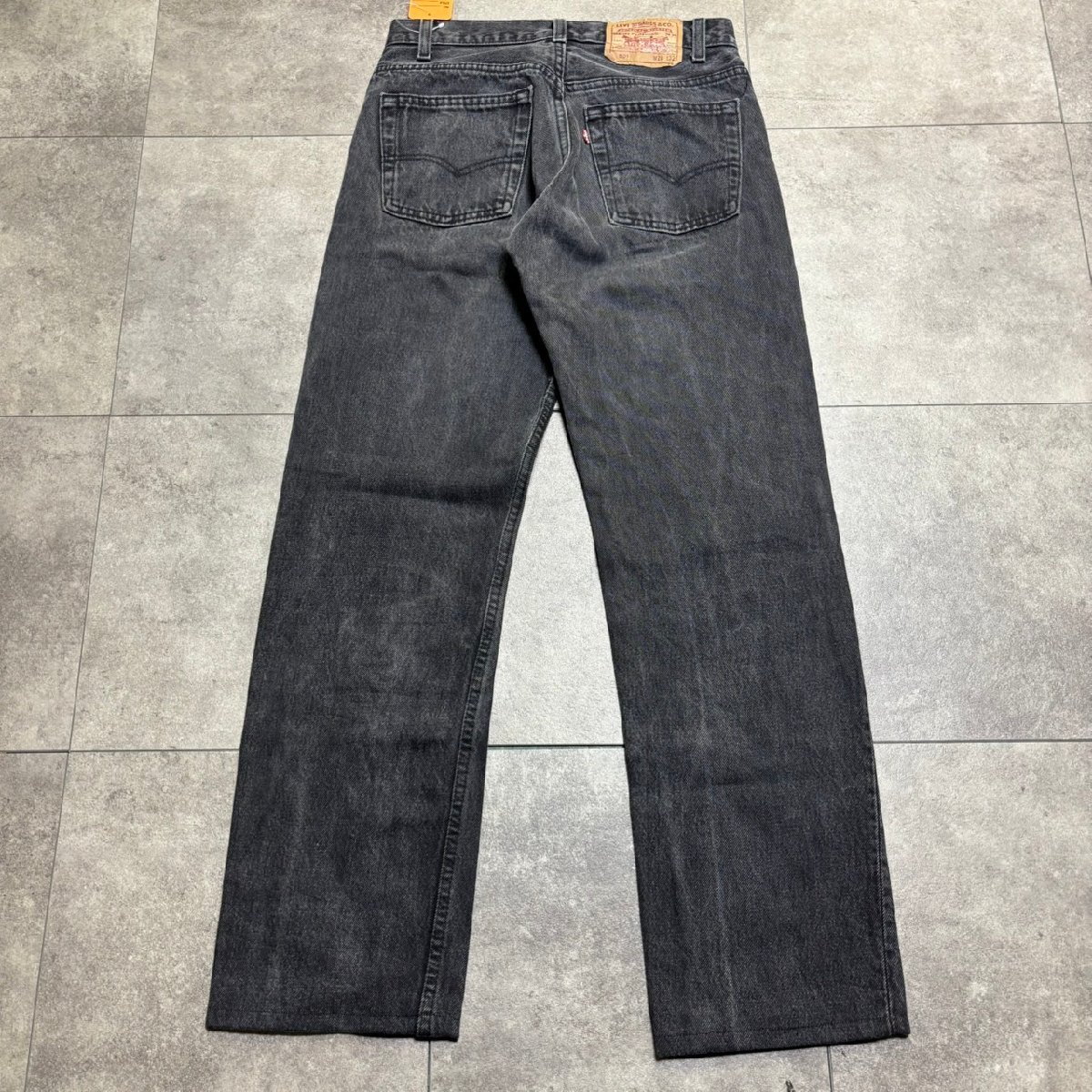 USA製 90年代 Levi's 501 ブラック デニム 28×32 刻印553 MADE IN USA