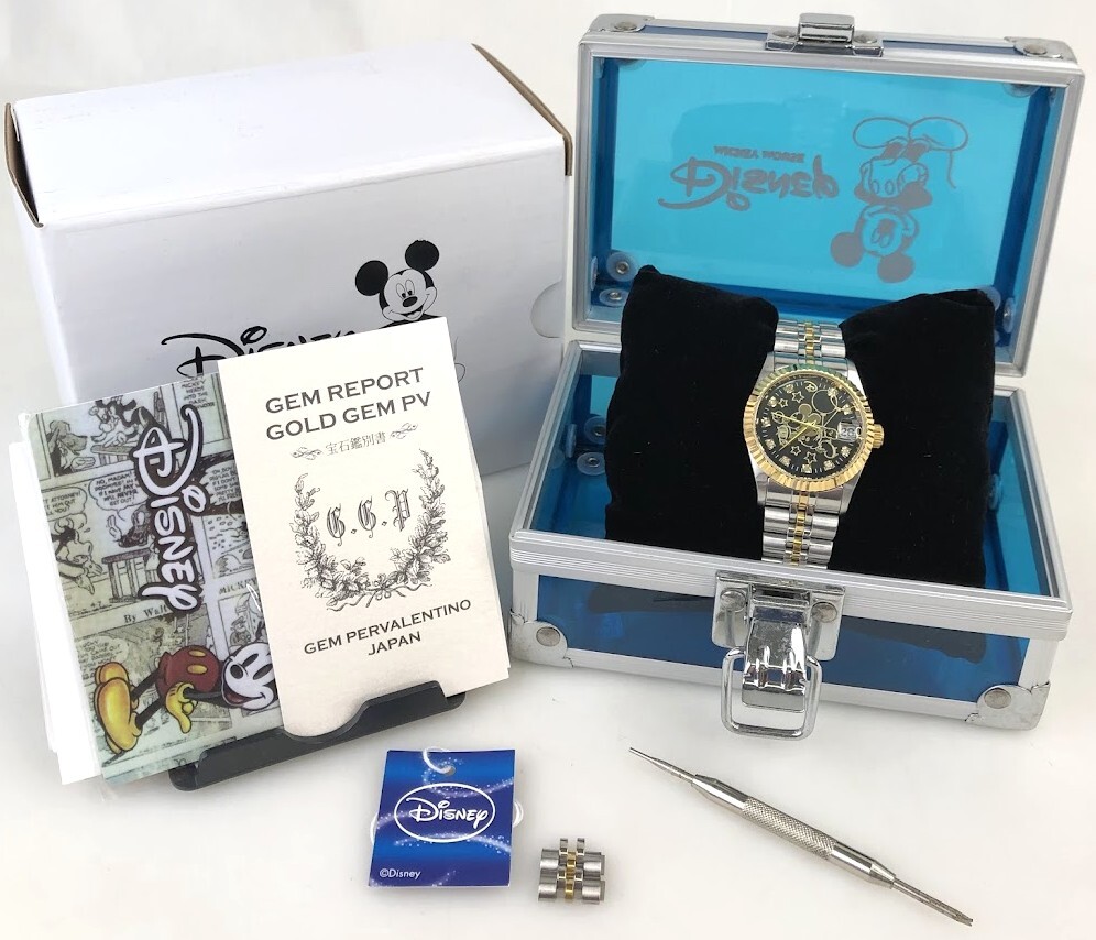 美品】F1349 Disney ディズニー ミッキー 生誕85周年記念 QZ 腕時計