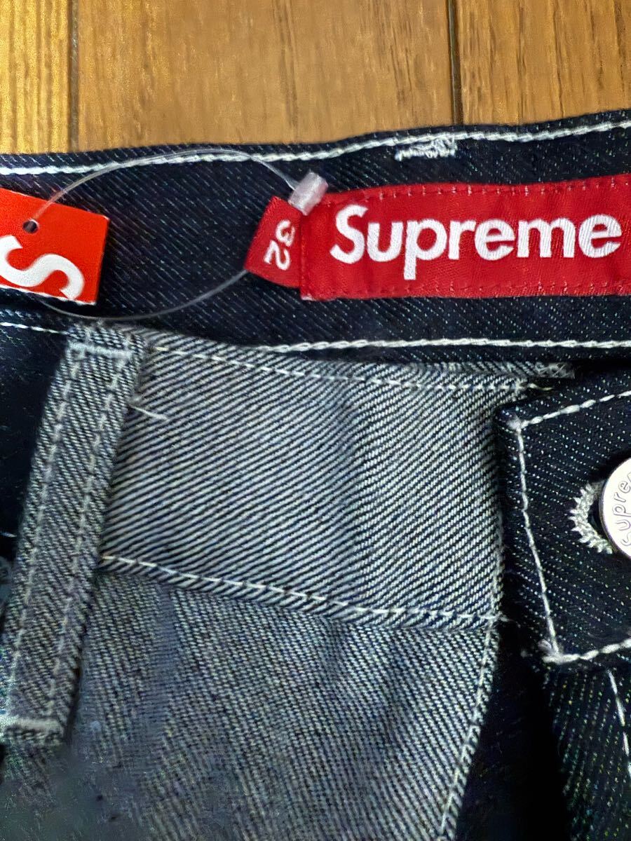 シュプリーム バギー デニム パンツ Supreme Paneled Stripe Baggy