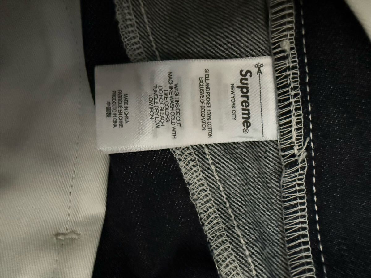 シュプリーム バギー デニム パンツ Supreme Paneled Stripe Baggy