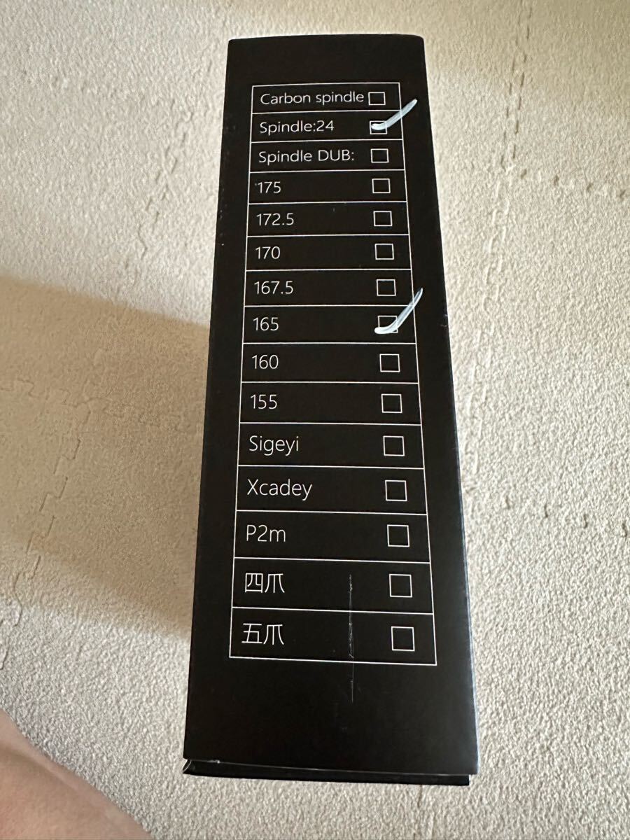 Elilee x310 165mm チタンスピンドル 24mm シマノ対応 カーボンクランク　エライリー_4