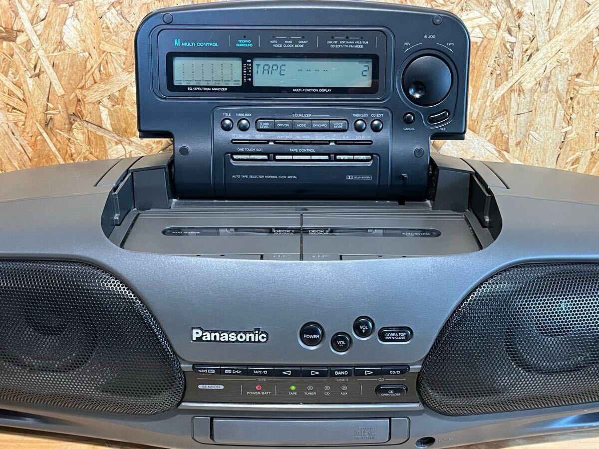 1円スタート】Panasonic CD ラジカセ RX-DT909 パナソニック コブラ