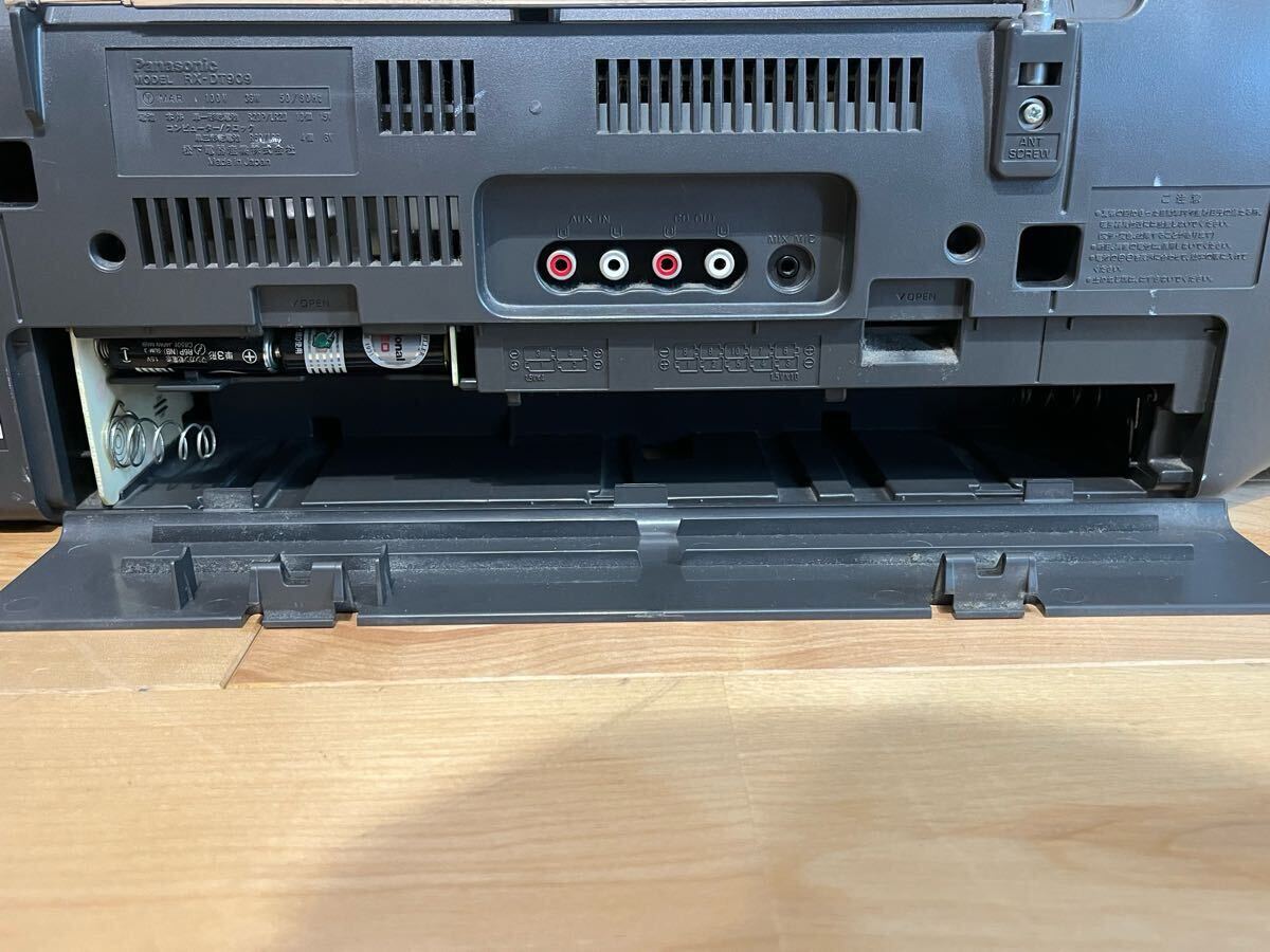 1円スタート】Panasonic CD ラジカセ RX-DT909 パナソニック コブラ