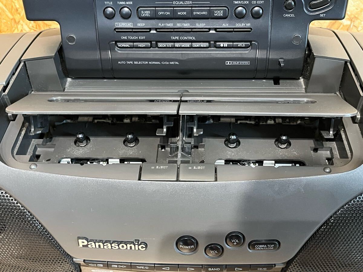 1円スタート】Panasonic CD ラジカセ RX-DT909 パナソニック コブラ