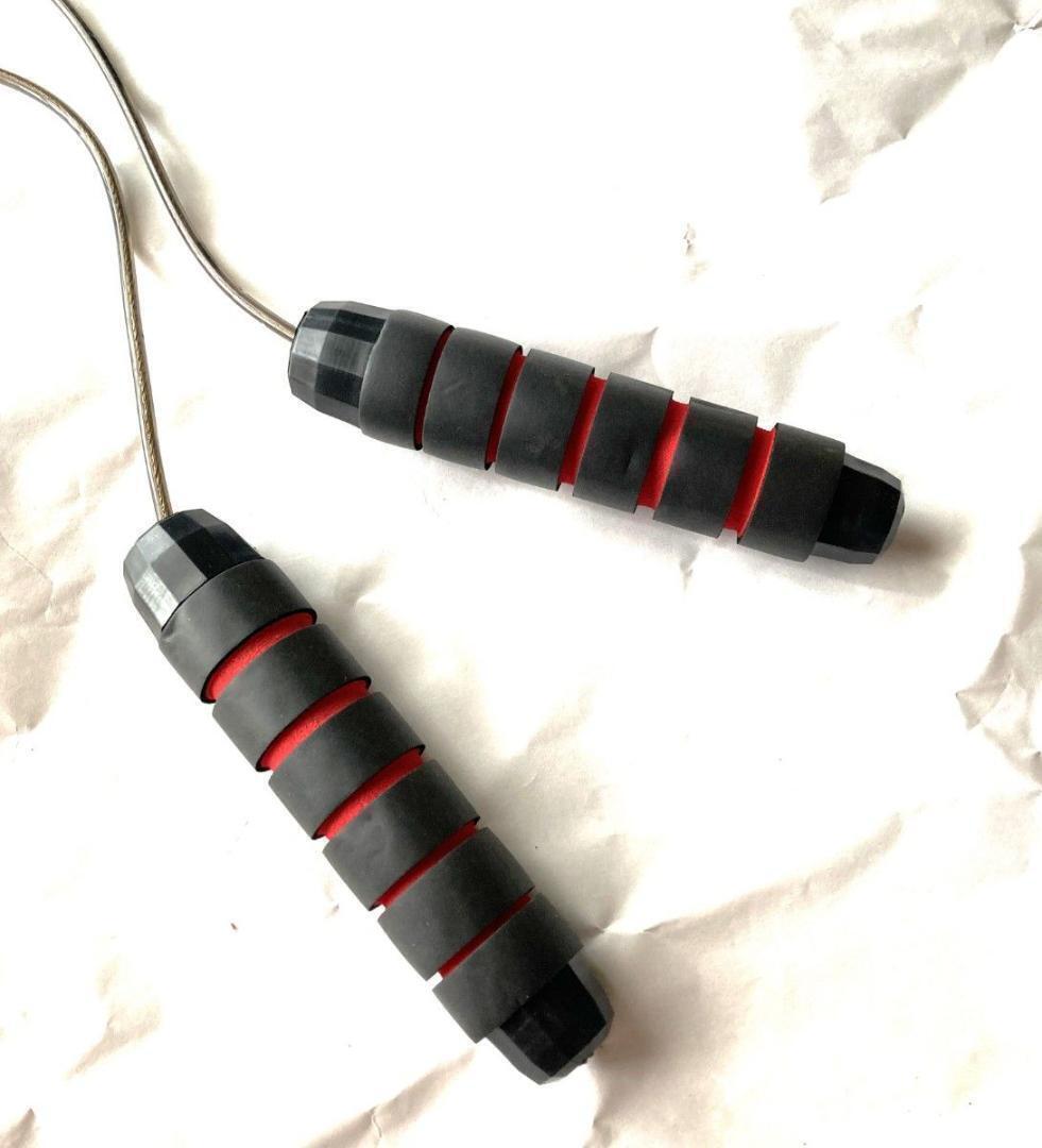 ★ 送料無料 匿名 即日発送 ★ なわとび プロ 仕様 縄跳び ダイエット 脂肪 燃焼 ボディメイク ジム 有酸素 運動 筋トレ ジム 赤 レッド_7