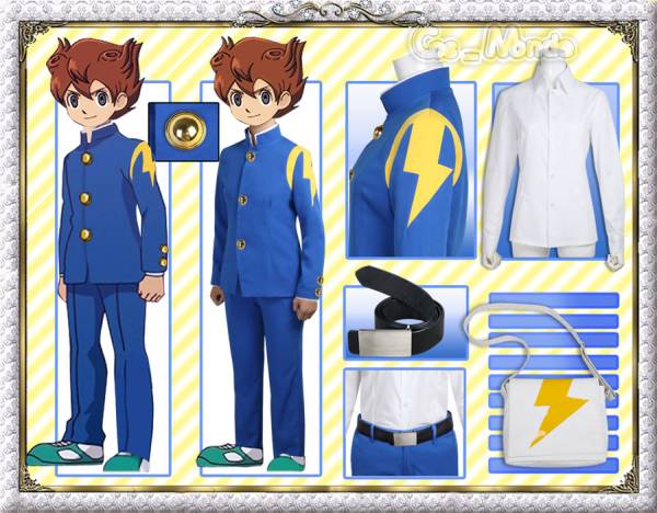 雷門中 制服 コスプレ Amazon.co.jp: イナズマイレブンGO風☆雷門中学校制服☆コスプレ衣装