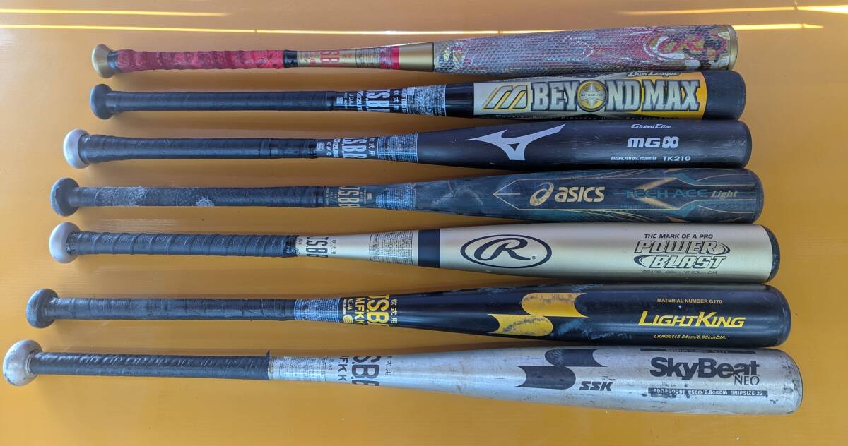 43309 軟式用金属バット まとめ売り 14本セット 中古 Mizuno ZETT