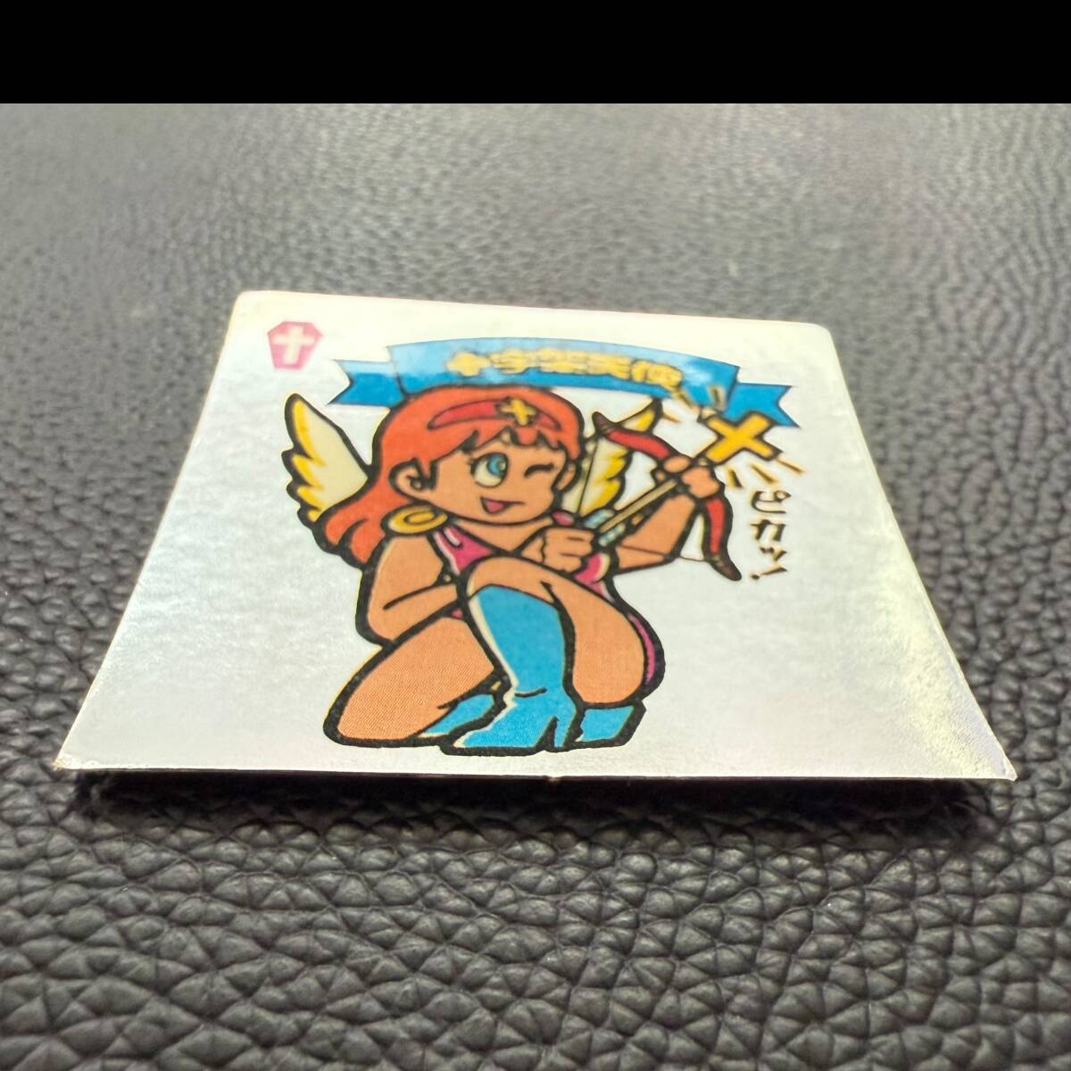 十字架天使 当時物 ロッテ 悪魔VS天使シール ビックリマン 9-天
