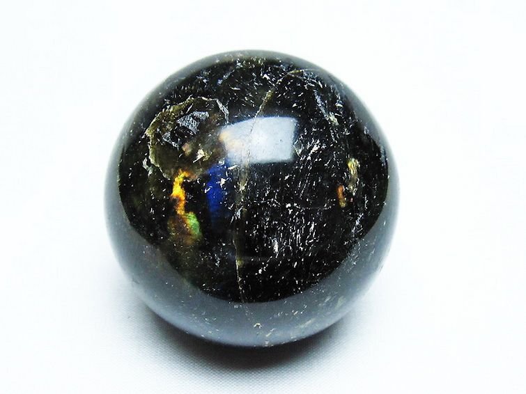 誠安◇天然石最高級品ラブラドライト丸玉 56mm [T571-4686](クリスタル