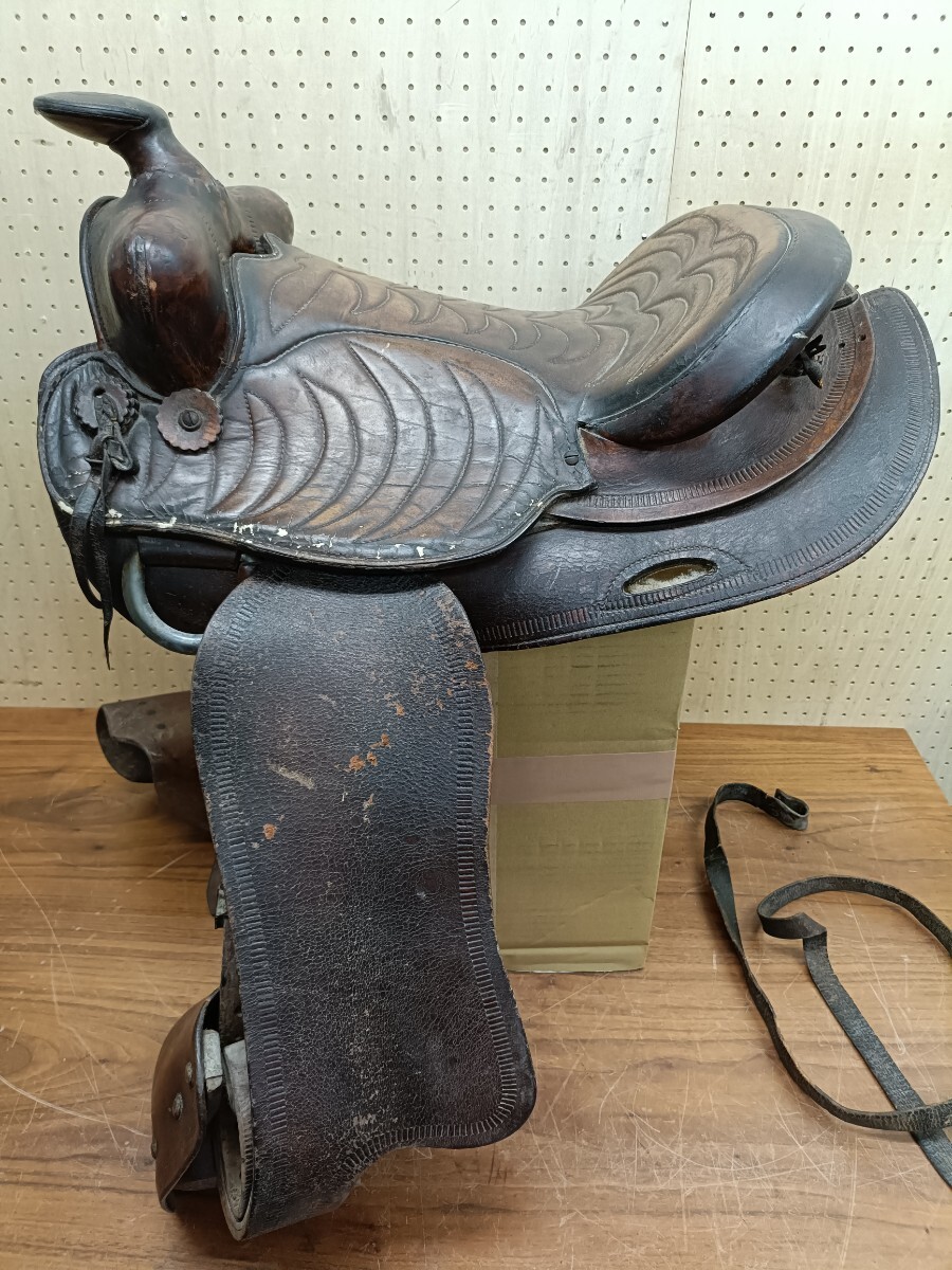 BIGHORN ビッグホーン 馬の鞍 ウエスタンサドル 飾り用(乗馬、馬術