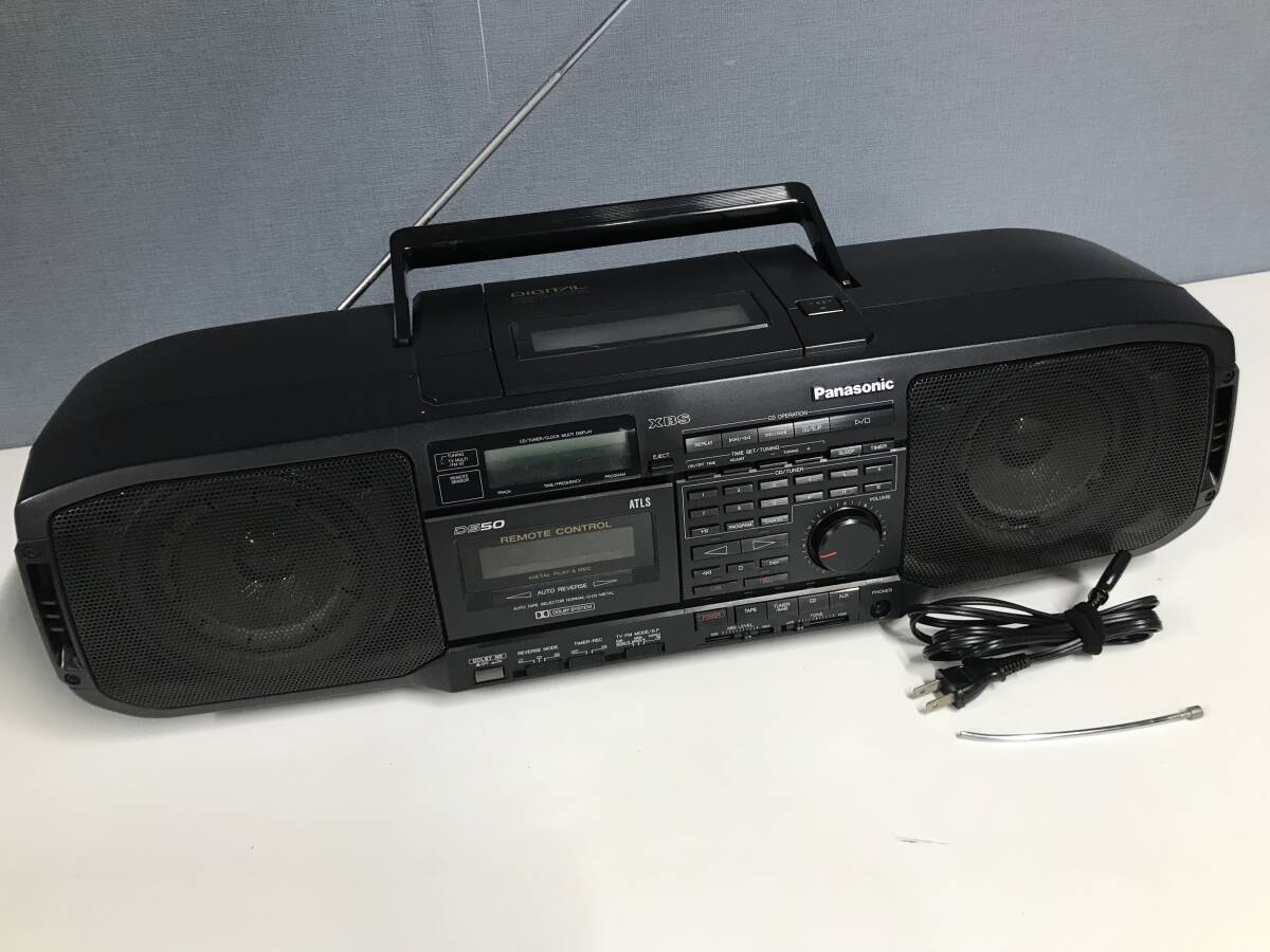 ☆Panasonic☆CDラジカセ☆RX-DS50☆CD カセットテープ ラジオ AM FM