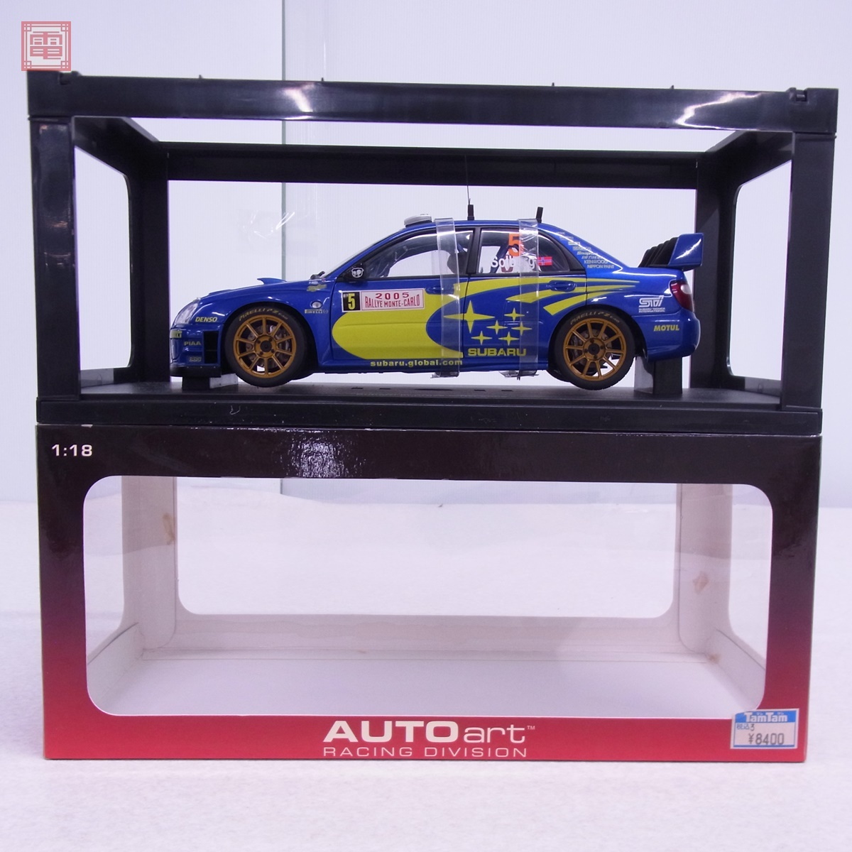 autoart 1/18 スバル インプレッサ 2005 #5 ソルベルグ オートアート 1/18 スバル インプレッサ WRC モンテカルロ 2005 #5 P