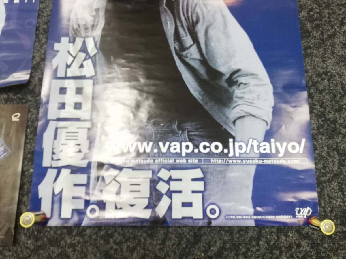0000490104-6 松田優作 ポスター 缶コーヒージャックB3 太陽にほえろ