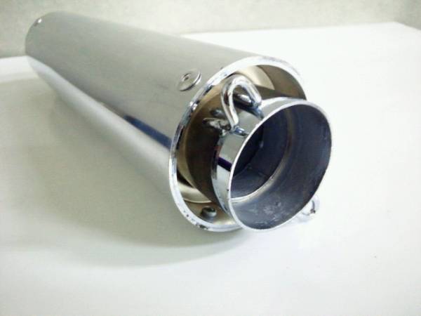 新品 エンデ タイプ サイレンサー42.7π用 銀/CBX400F 2型 CBR(マフラー 