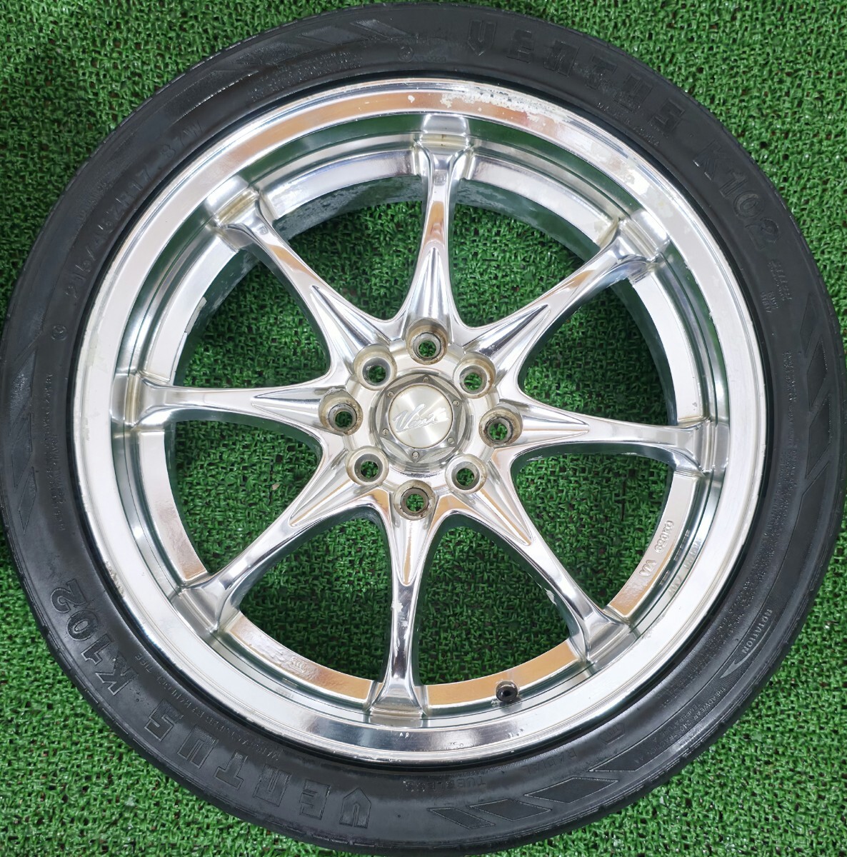 希少 RAYS レイズ CE28 風 17インチ タイヤホイール PCD マルチ 100 
