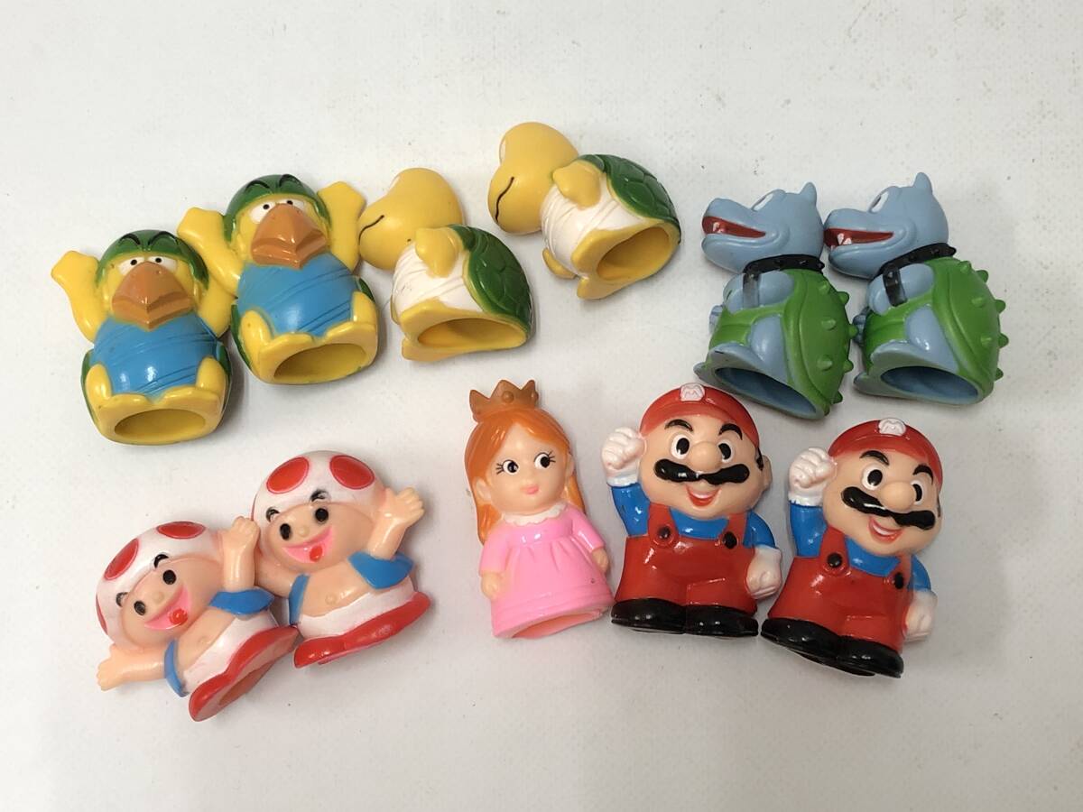 当時物 スーパーマリオ キャラクター ゆび人形 指人形 まとめて