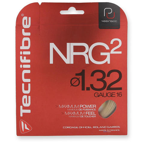 【新品】【売切り】【3850円の品】Tecnifibre(テクニファイバー)エヌアールジー スクエア 1.32mm(単張り) TFGX10-NA_1