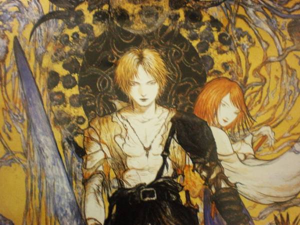 □天野喜孝 ポスター Water Warrior FF10 ティーダ ユウナ□(ポスター