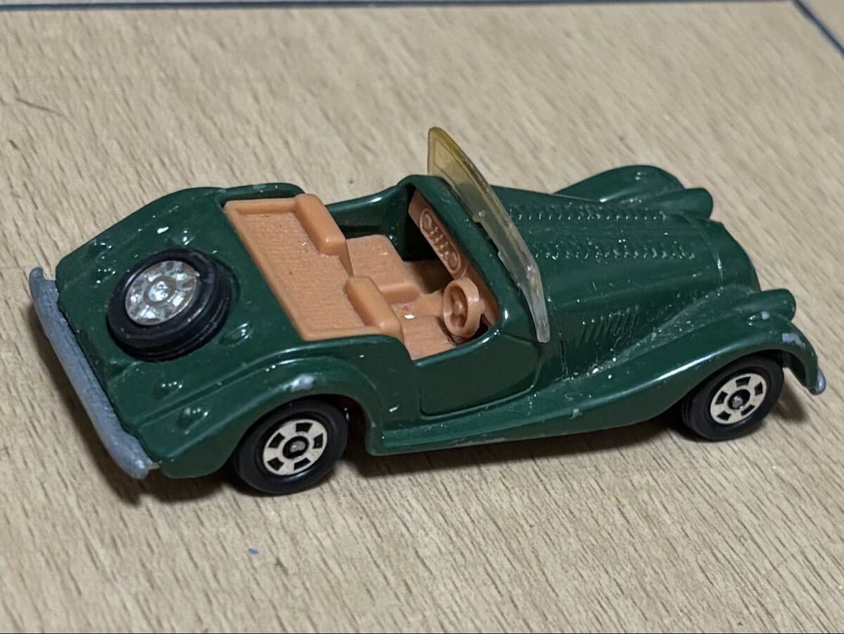 トミカ 日本製 No.F26 モーガン プラス8 1977年 グリーン(乗用車