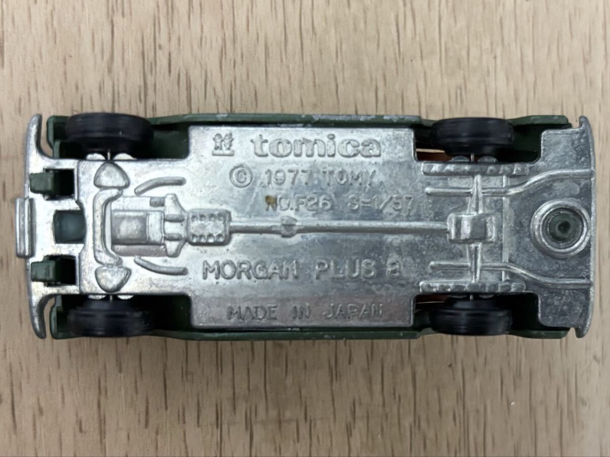 トミカ 日本製 No.F26 モーガン プラス8 1977年 グリーン(乗用車