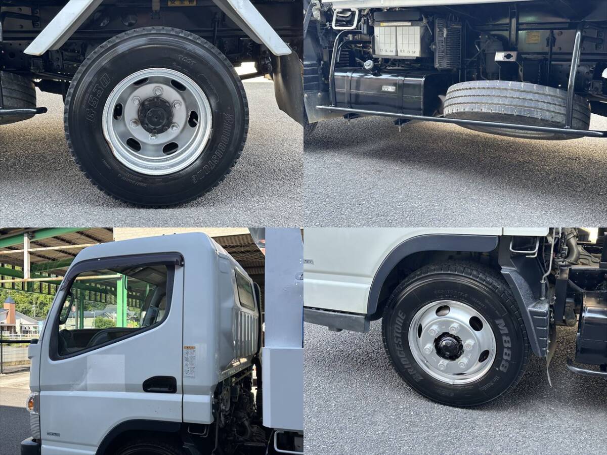 動画有！売り切り！H27年 三菱 キャンター ダンプ Lゲート テールゲート 積載4000kg 2.9L ディーゼル 5速MT エンジン好調！佐賀福岡_7