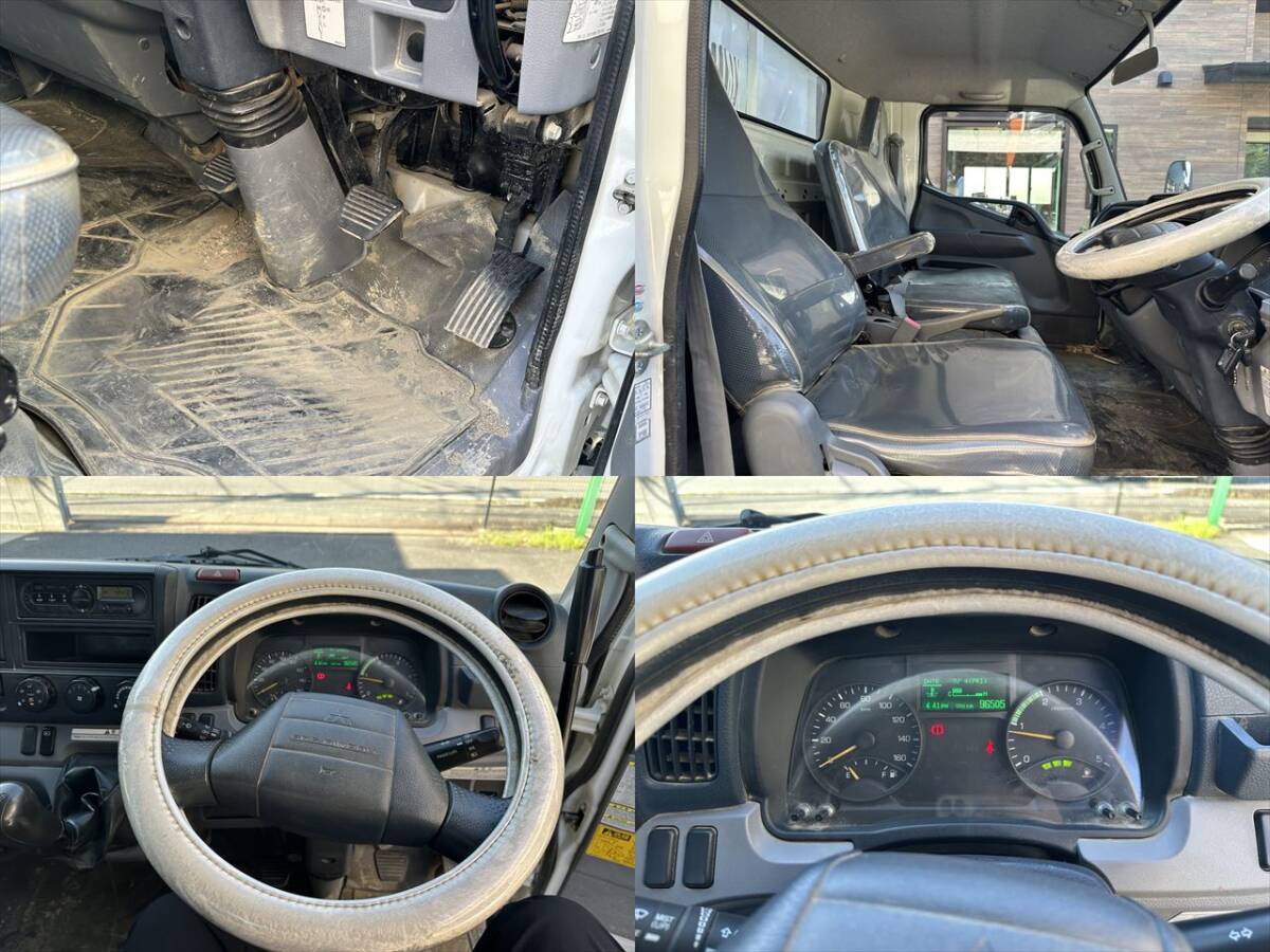 動画有！売り切り！H27年 三菱 キャンター ダンプ Lゲート テールゲート 積載4000kg 2.9L ディーゼル 5速MT エンジン好調！佐賀福岡_8