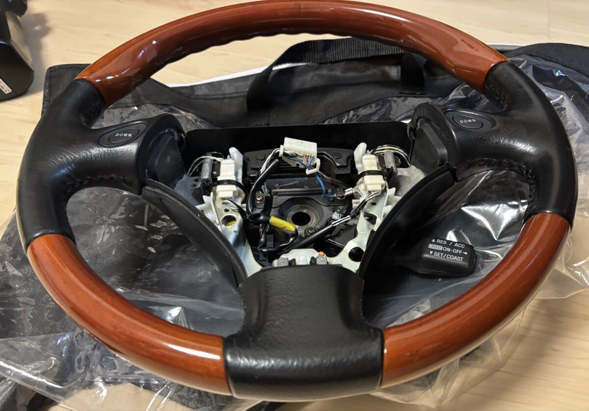 アリスト　ウッドステアリング[超希少][JZS16系対応][美品です][4枚目に参考画像]_3