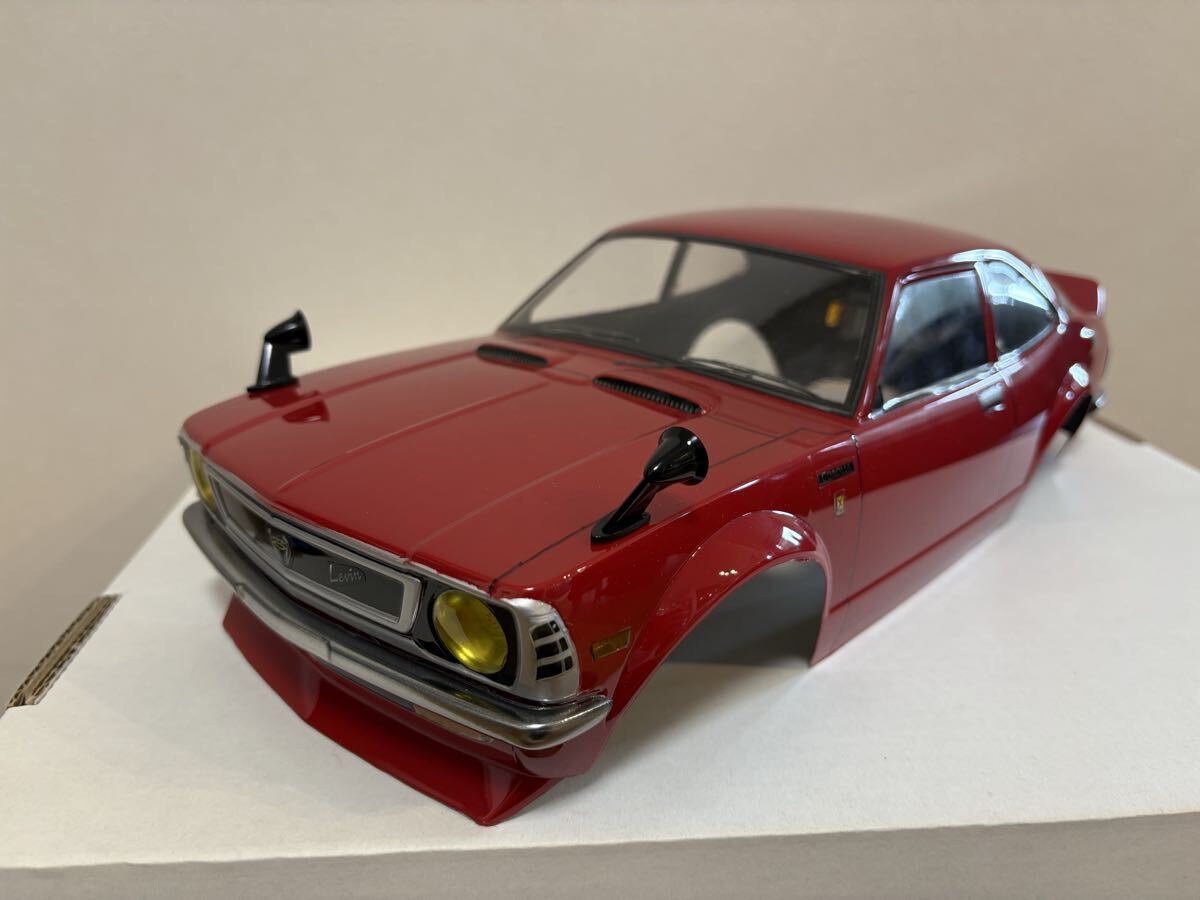 塗装済 ABCホビー スーパーボディミニ トヨタ TE27 カローラレビン ラジコン 旧車 ドリフト TOYOTA LEVIN _1
