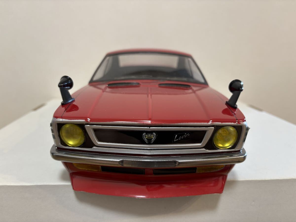 塗装済 ABCホビー スーパーボディミニ トヨタ TE27 カローラレビン ラジコン 旧車 ドリフト TOYOTA LEVIN _3