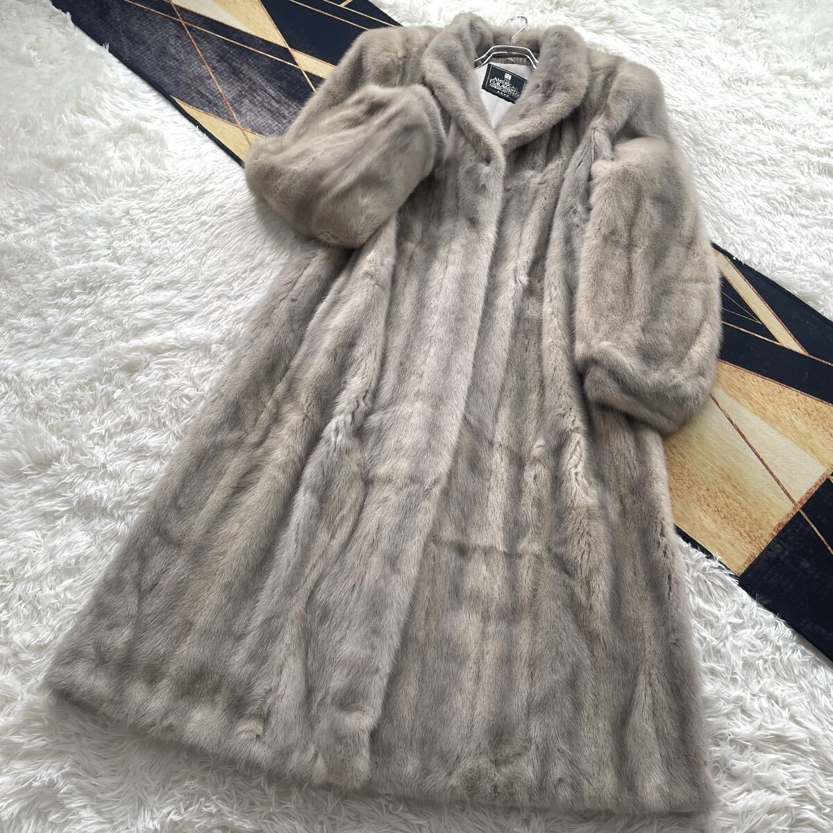 総丈120 サファイアミンク/MINK AMERICAN ULTRA 4星 ファーコート