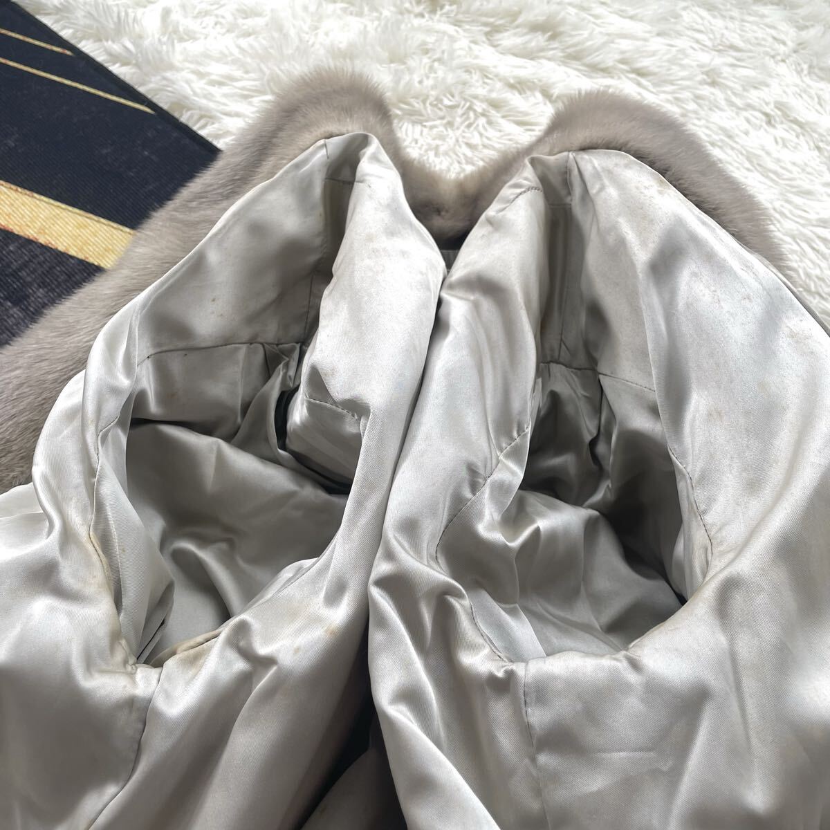 総丈120 サファイアミンク/MINK AMERICAN ULTRA 4星 ファーコート