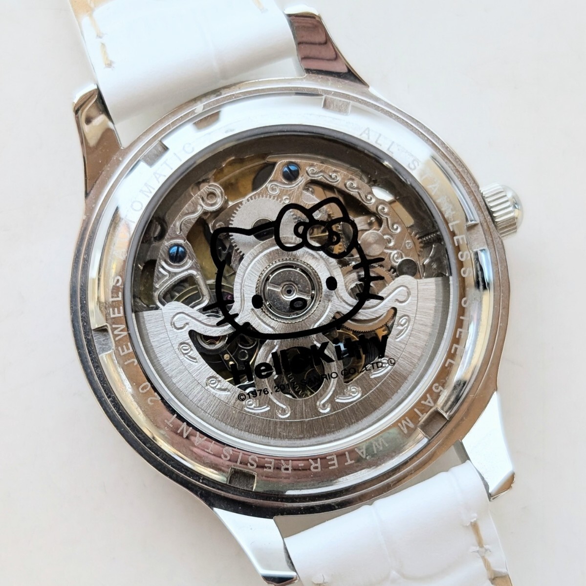 Hello Kitty 20J AUTOMATIC ハローキティー 自動巻き シースルー 