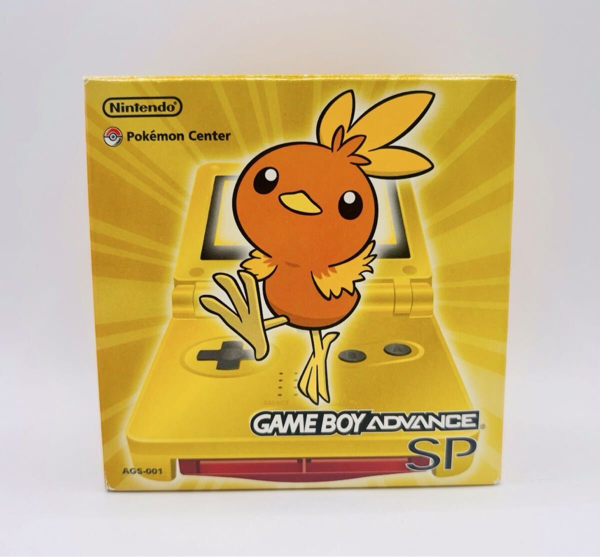 【新品未開封・激レア品】ポケモンセンター限定カラー GBA ゲームボーイアドバンスSP 本体 アチャモオレンジ 任天堂 AGS-001 当時物_1