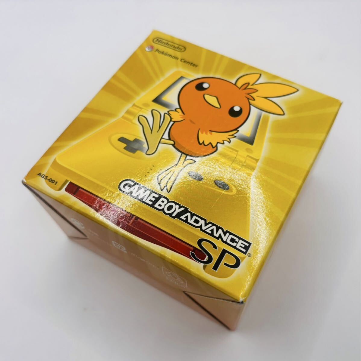 【新品未開封・激レア品】ポケモンセンター限定カラー GBA ゲームボーイアドバンスSP 本体 アチャモオレンジ 任天堂 AGS-001 当時物_3