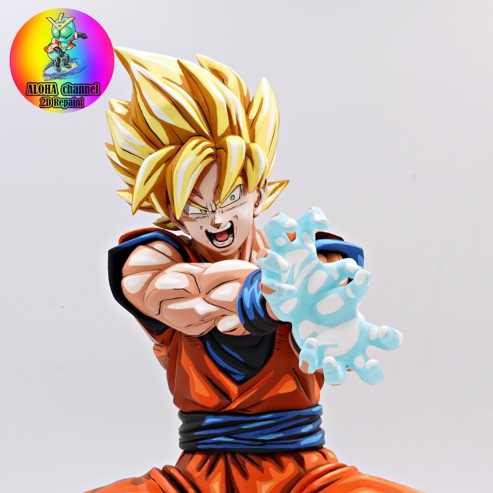ドラゴンボール 超サイヤ人孫悟空 フィギュア フルリペイント 二次元