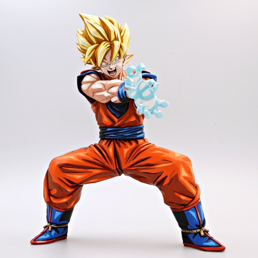 ドラゴンボール 超サイヤ人孫悟空 フィギュア フルリペイント 二次元