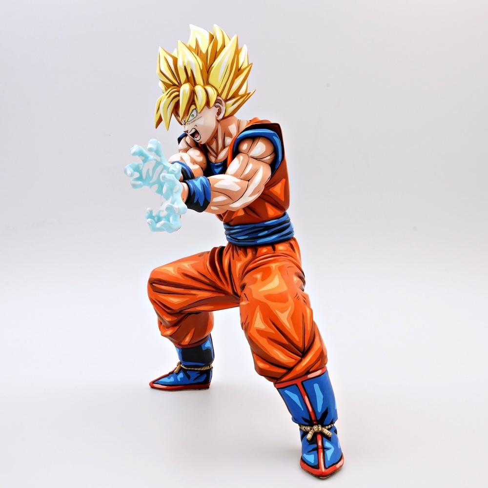 ドラゴンボール 超サイヤ人孫悟空 フィギュア フルリペイント 二次元