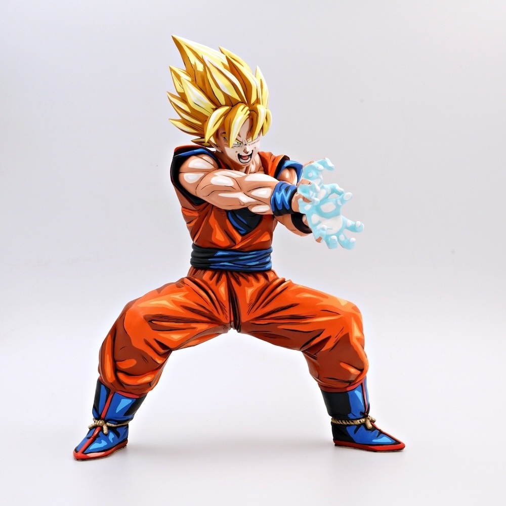 ドラゴンボール 超サイヤ人孫悟空 フィギュア フルリペイント 二次元