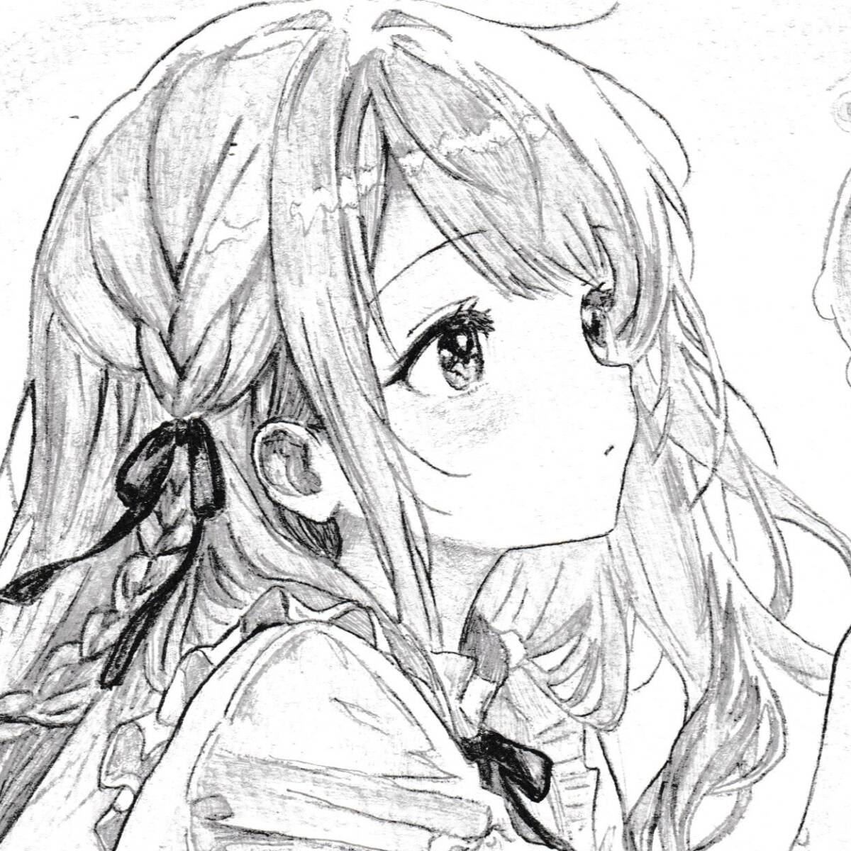 No.39 女性 鉛筆画 手書きイラストB4 No.113 女性 鉛筆画 手書きイラストA4 - メルカリ