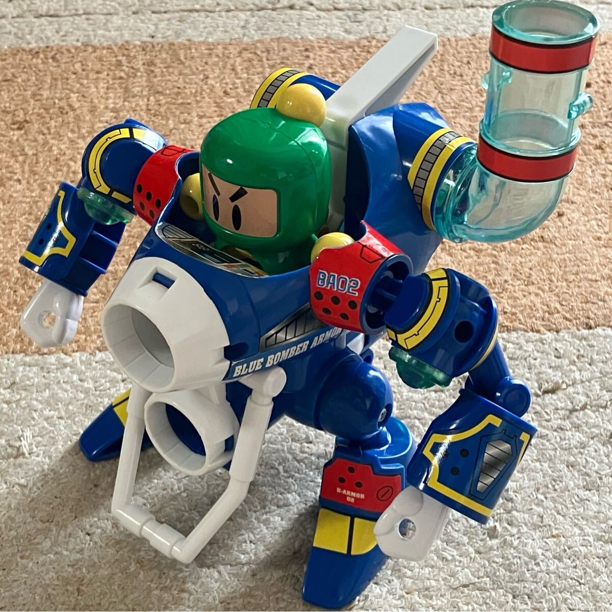 プラモデル 　ボンバーマン　ビーダマン　爆外伝　アーマー　ジャンク　武器 タカラ ビーダマン爆外伝 ブルーボンバーアーマー 青ボン ボンバーマン