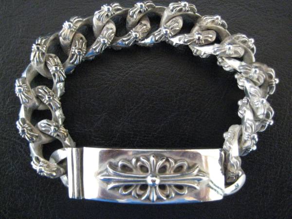 クロムハーツ フローラルクロス ブレスレット 中古 美品_1