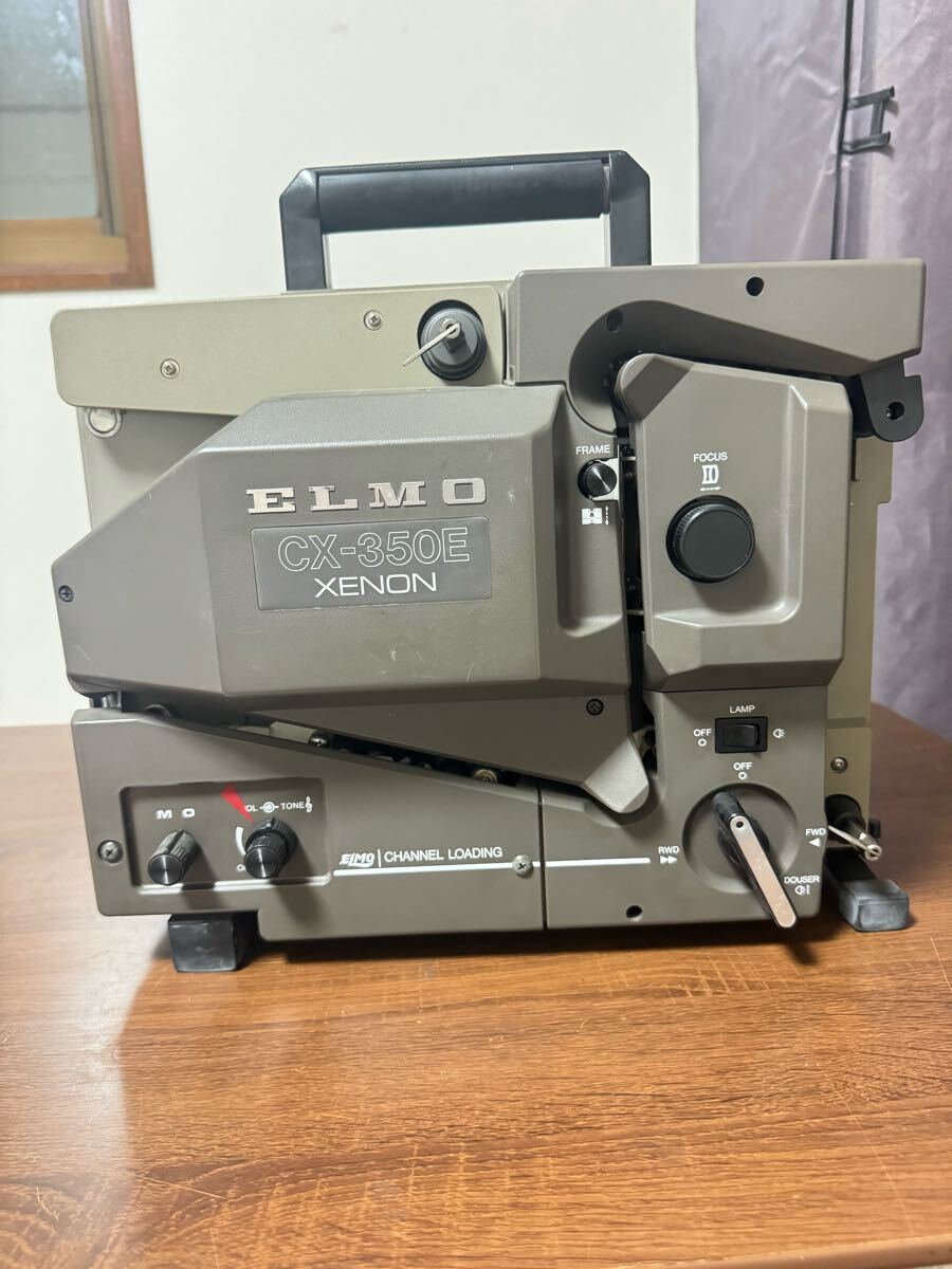 通電のみ】ELMO エルモ CX-350E XENON 映写機 プロジェクター 現状品 B