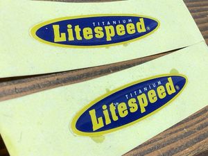 当時物【 Litespeed 】 ライトスピード デカール ステッカー 新品 検) 昭和レトロ Vintag