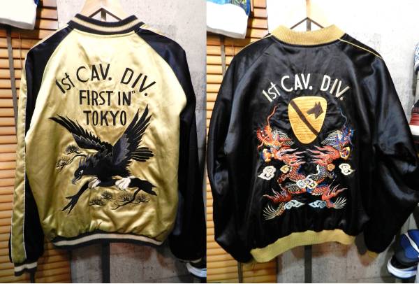 テーラー東洋 スカジャン 1st CAV. DIV M品番 即決テーラー東洋リバーシブル スカジャン1st CAV.DIVベトジャン(L